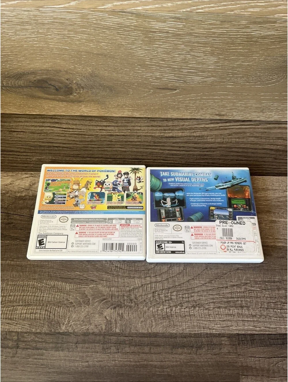 Pokemon Sun & Steel Diver- Nintendo 3DS